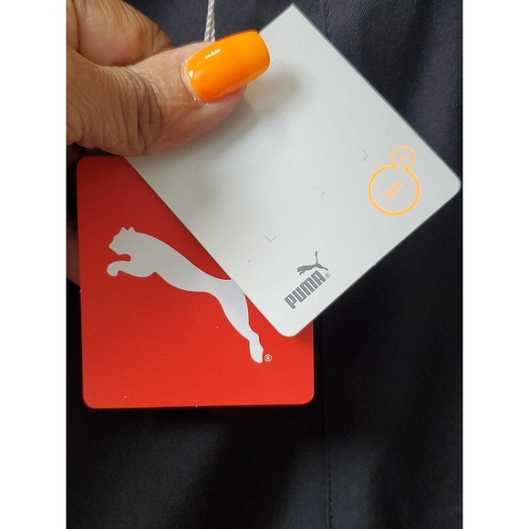 Puma Pounce Solid Black Polyester Comfort Waist A-Line Active Wear Skort Size M - Picture 9 of 12